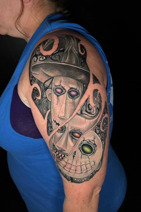 Recent tattoo work and studio portfolio image by Justin Styndl, piece 24